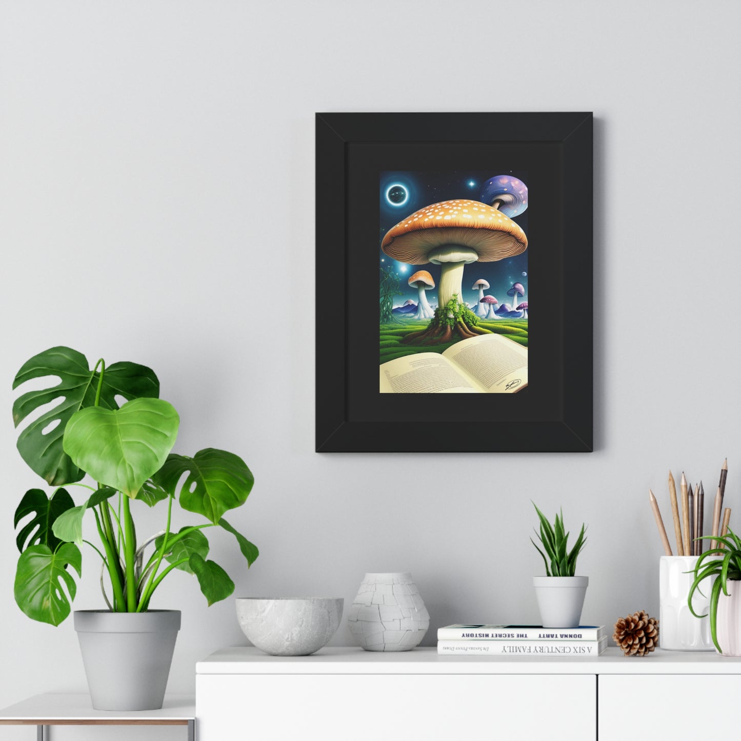 MUSHROOM EDUCATION-Framed Vertical Poster