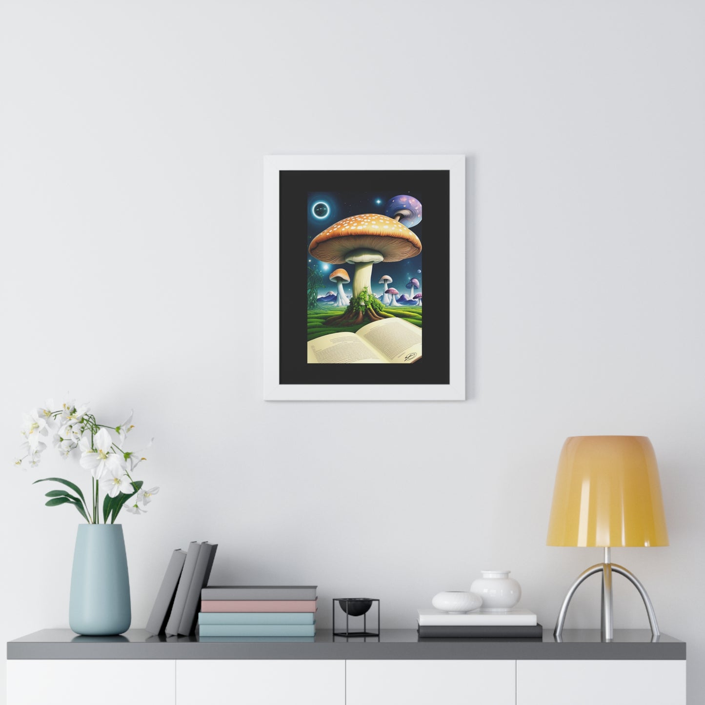 MUSHROOM EDUCATION-Framed Vertical Poster