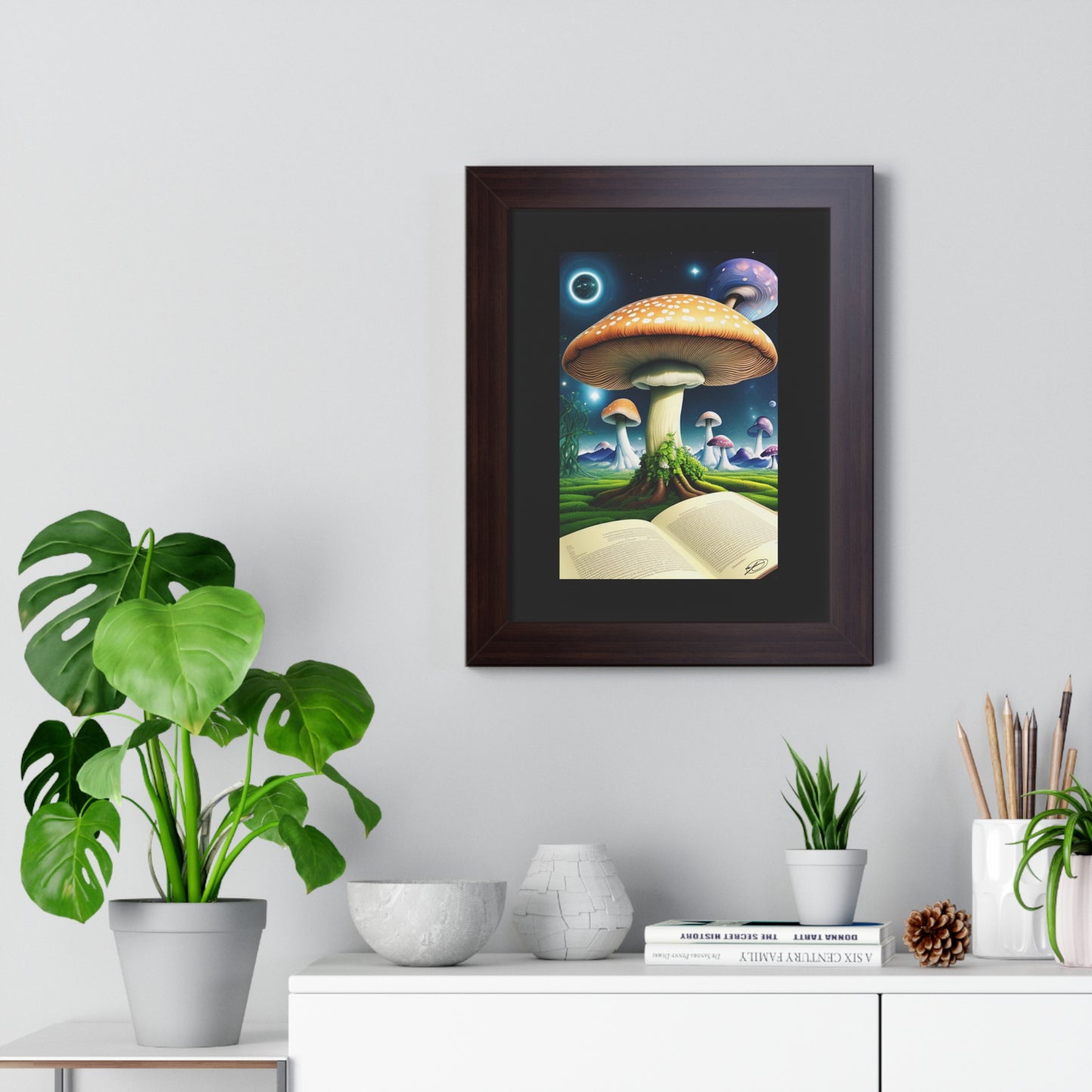 MUSHROOM EDUCATION-Framed Vertical Poster