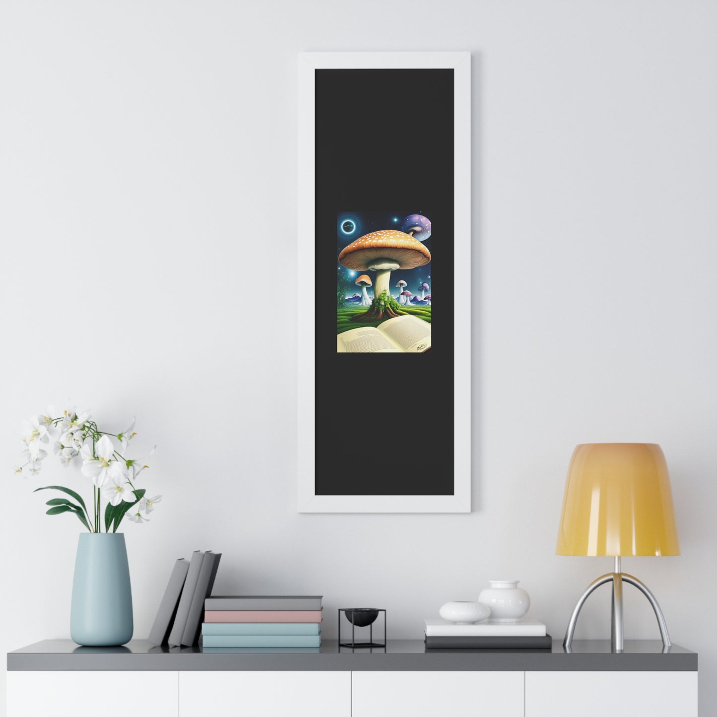 MUSHROOM EDUCATION-Framed Vertical Poster