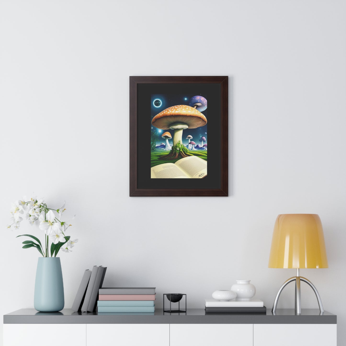 MUSHROOM EDUCATION-Framed Vertical Poster