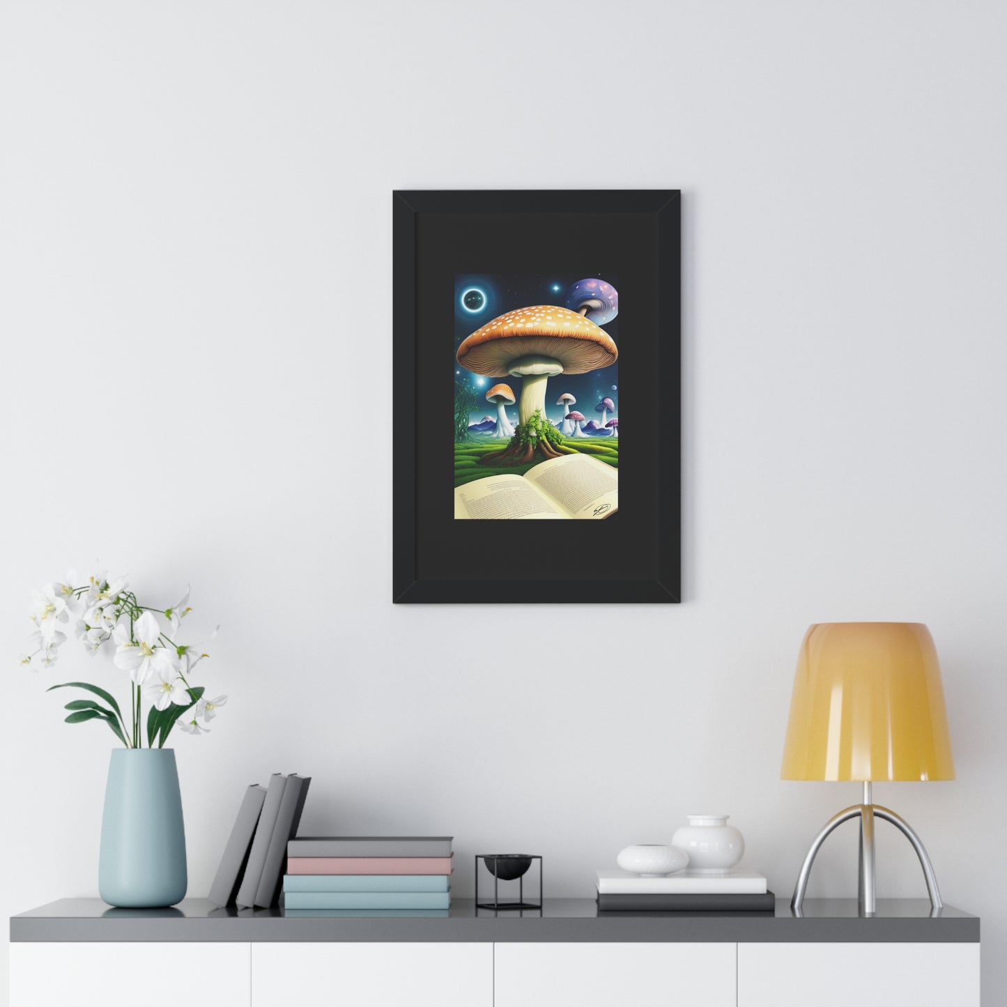 MUSHROOM EDUCATION-Framed Vertical Poster