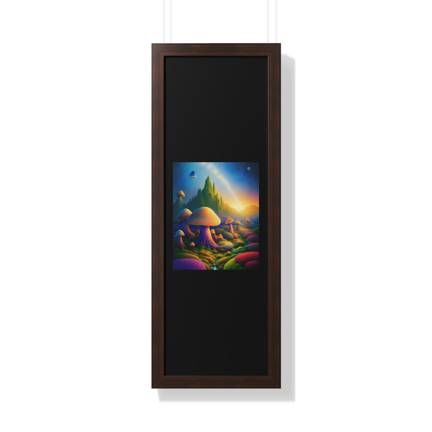 JAMES ATCHISON IN MUSHROOM LAND-Framed Vertical Poster