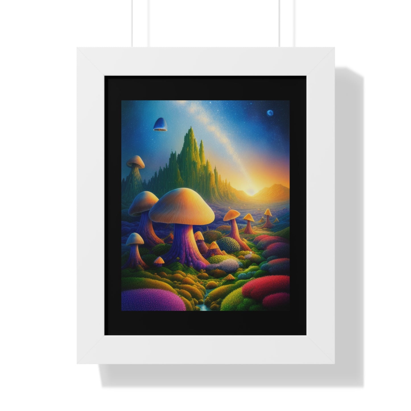 JAMES ATCHISON IN MUSHROOM LAND-Framed Vertical Poster