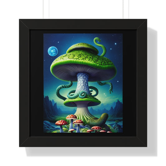 MUSHROOM DEVIL-Framed Vertical Poster