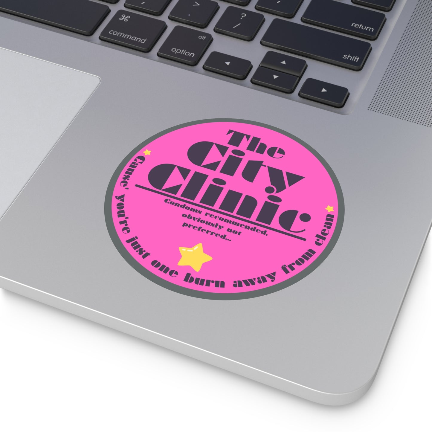 THE CITY CLINIC-Round Vinyl Stickers