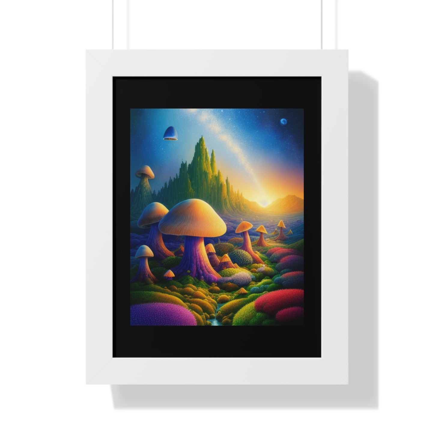 JAMES ATCHISON IN MUSHROOM LAND-Framed Vertical Poster