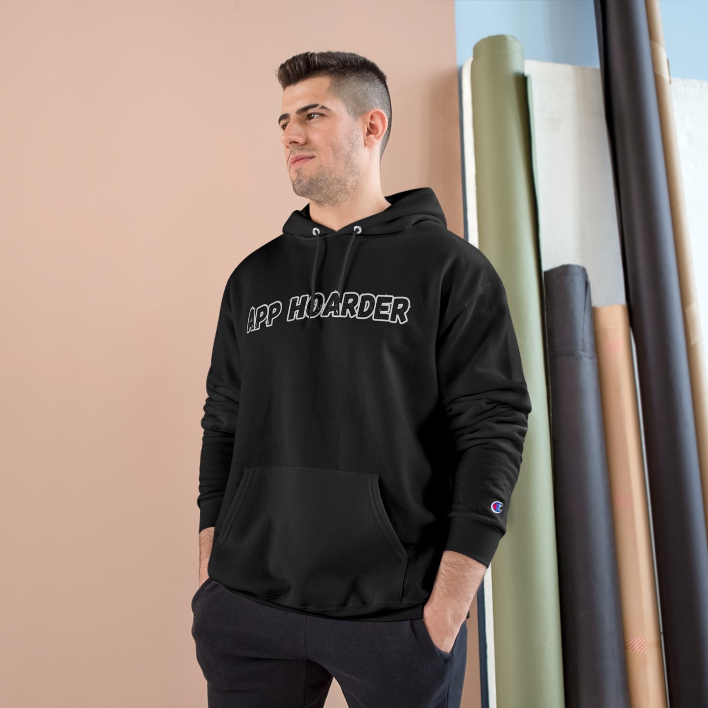 APP HOARDER-Champion Hoodie