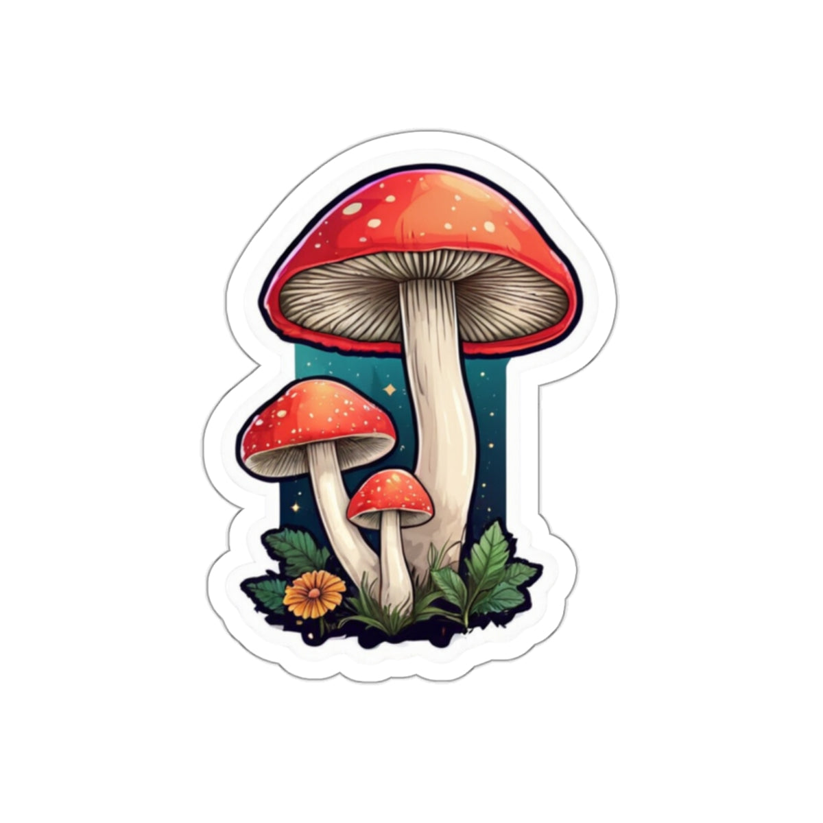 MAGIC MUSHROOM 3-Die-Cut Stickers