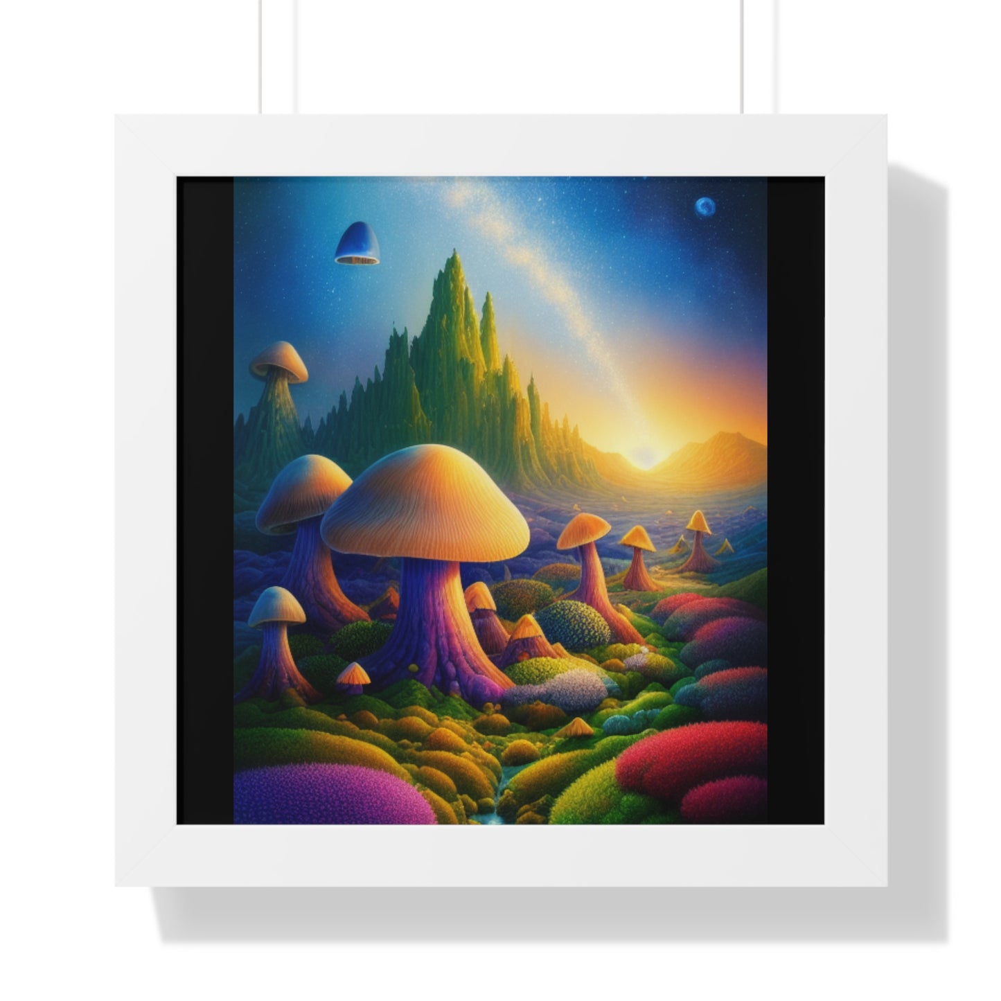 JAMES ATCHISON IN MUSHROOM LAND-Framed Vertical Poster