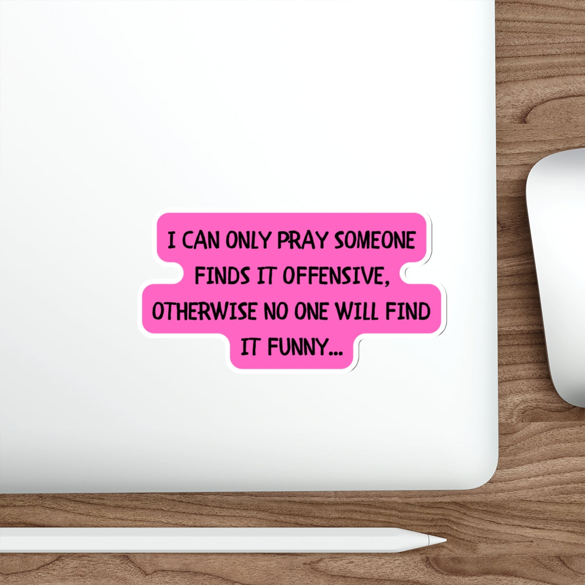 PRAY FOR FUNNY-Die-Cut Stickers