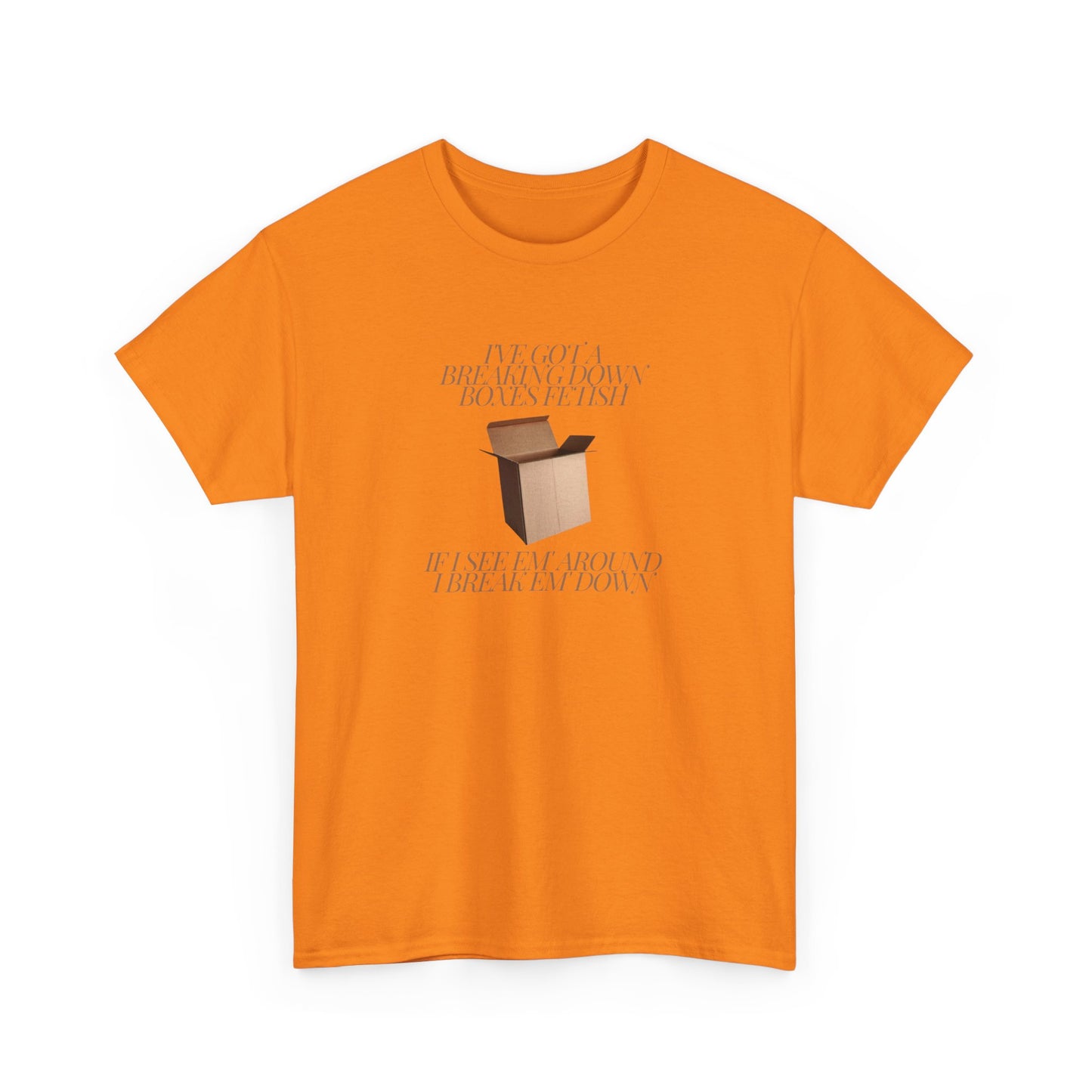 BREAKING DOWN BOXES FETISH-Unisex Heavy Cotton Tee