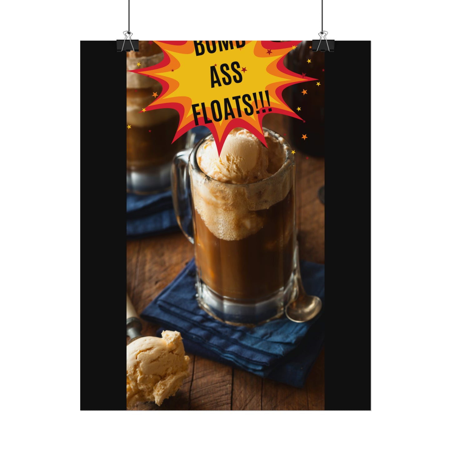 BOMB ASS ROOTBEER FLOATS-Rolled Posters