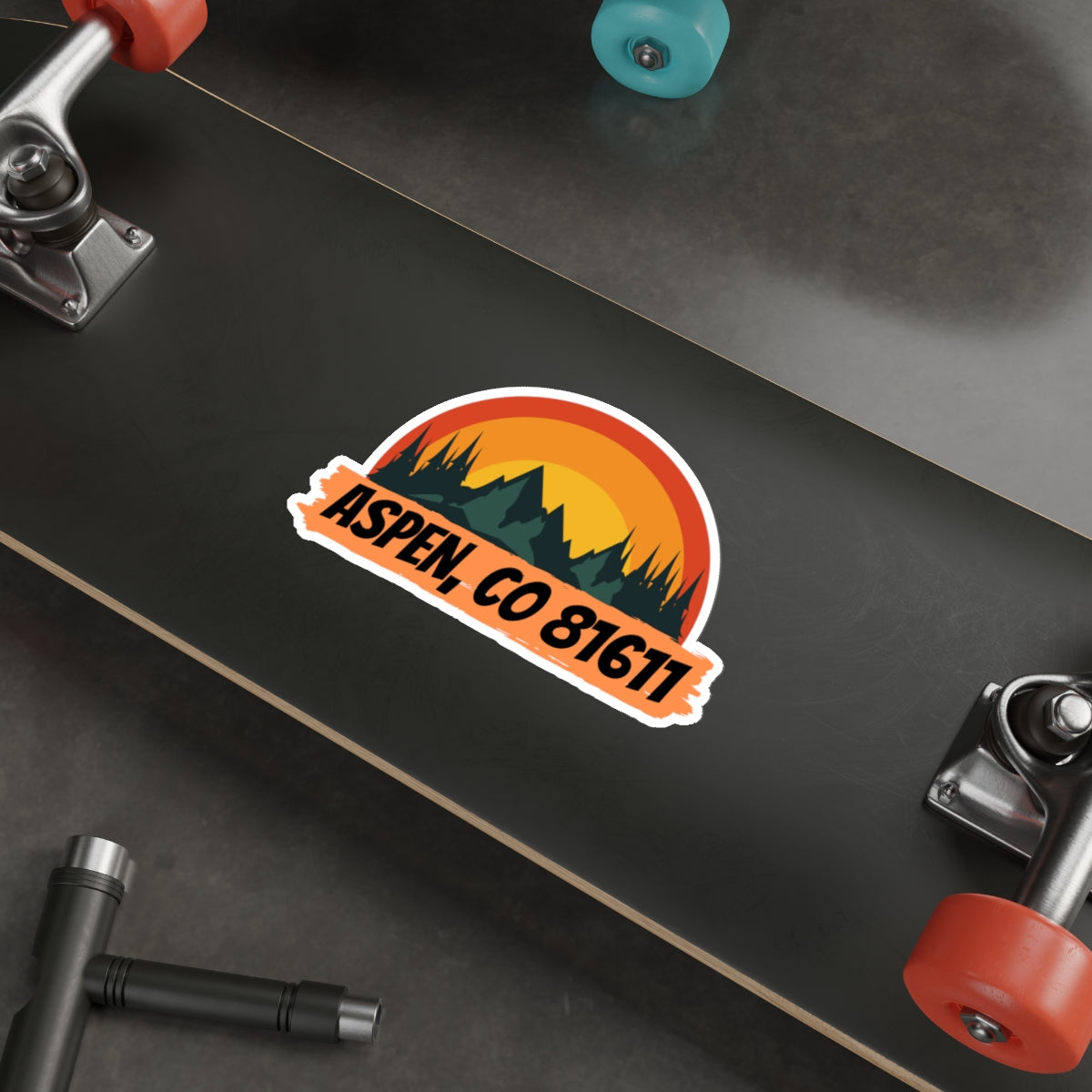 ASPEN CO 81611 SUNSET-Die-Cut Stickers