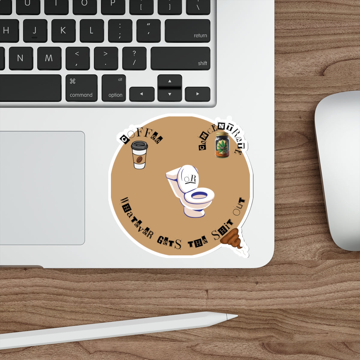 COFFE OR CONCENTRATE-Die-Cut Stickers