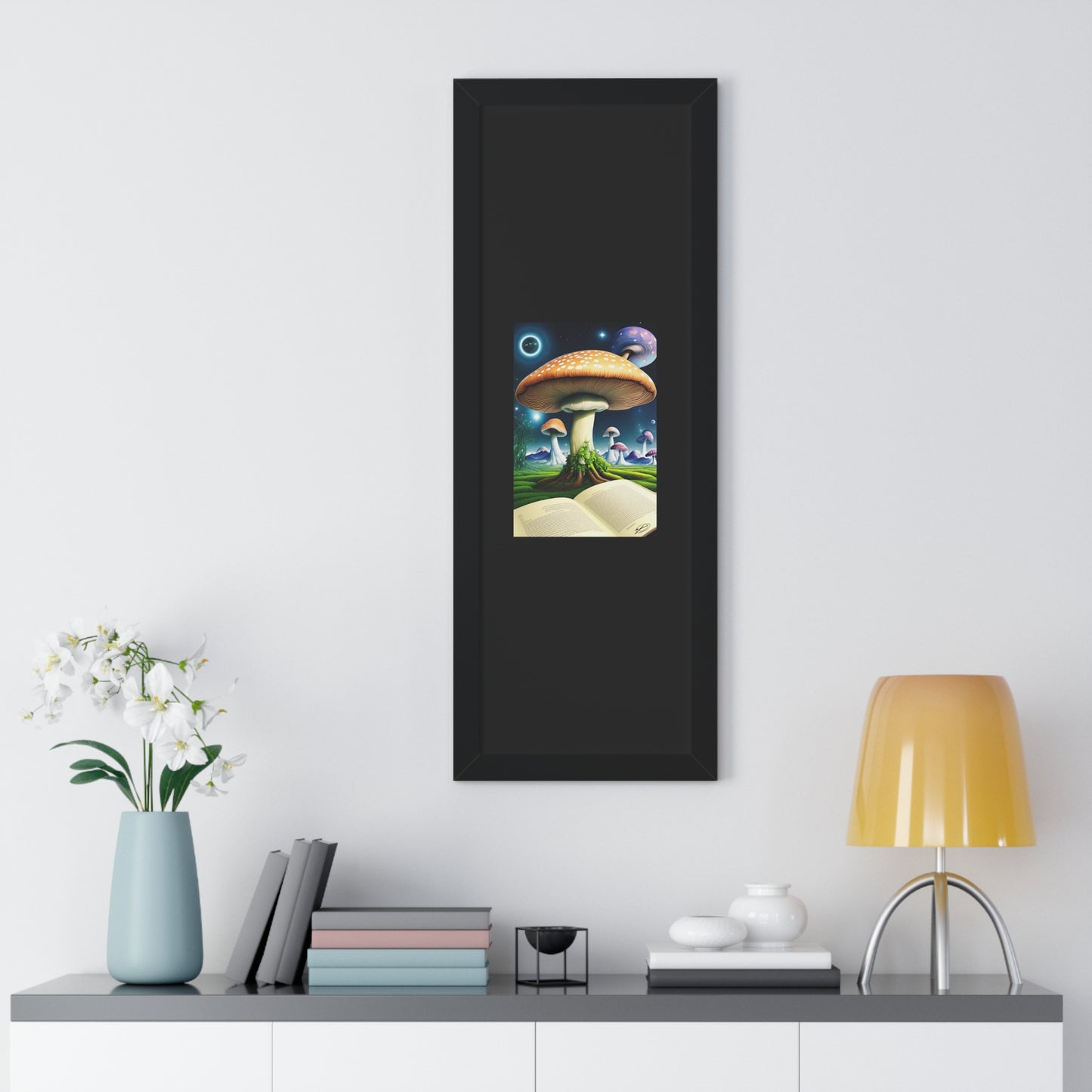 MUSHROOM EDUCATION-Framed Vertical Poster