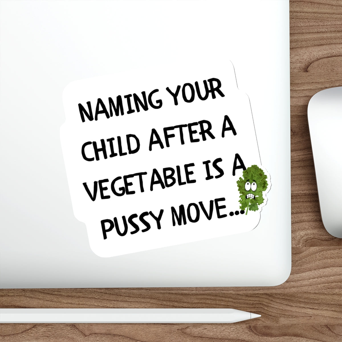 NAMING YOUR CHILD KALE-Die-Cut Stickers