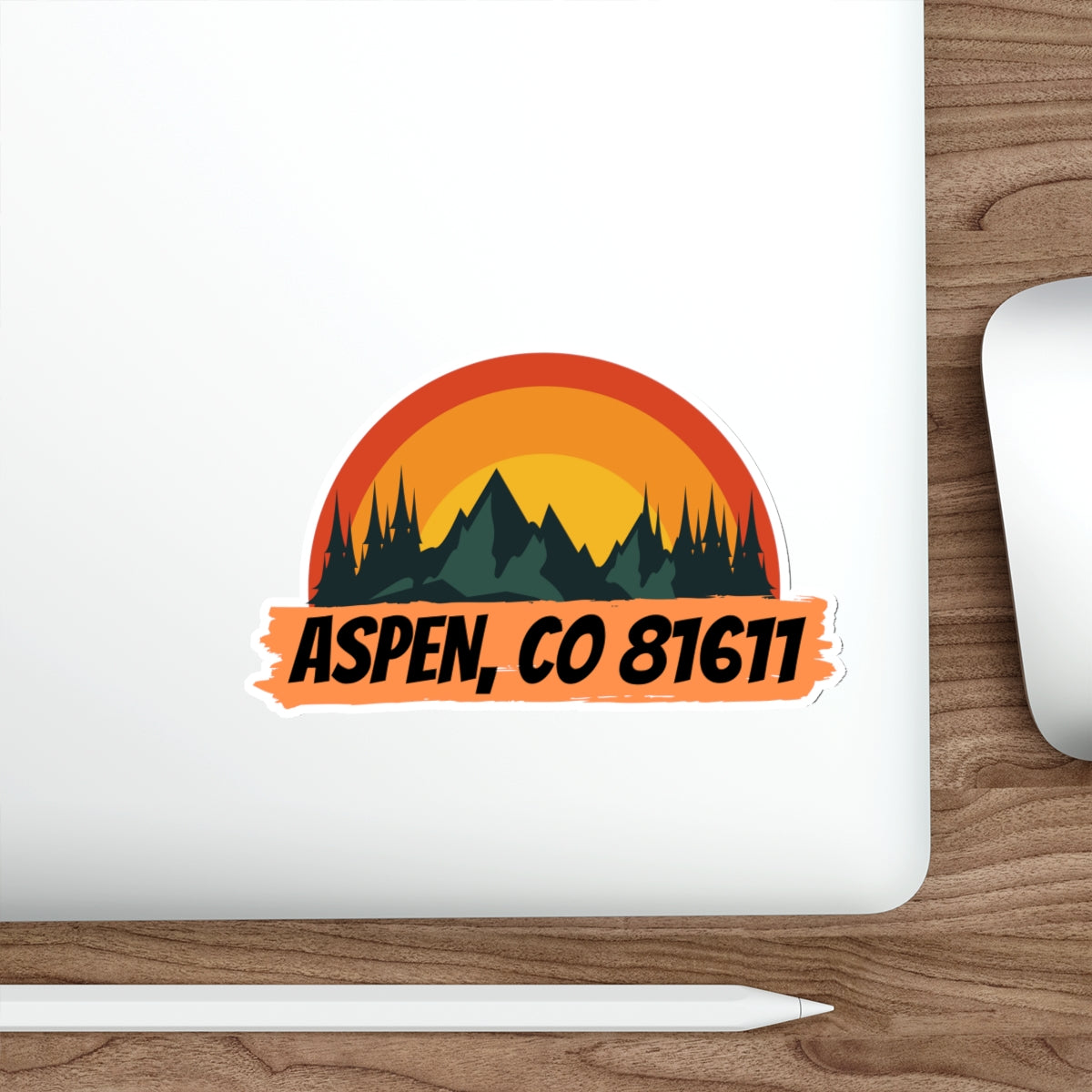 ASPEN CO 81611 SUNSET-Die-Cut Stickers