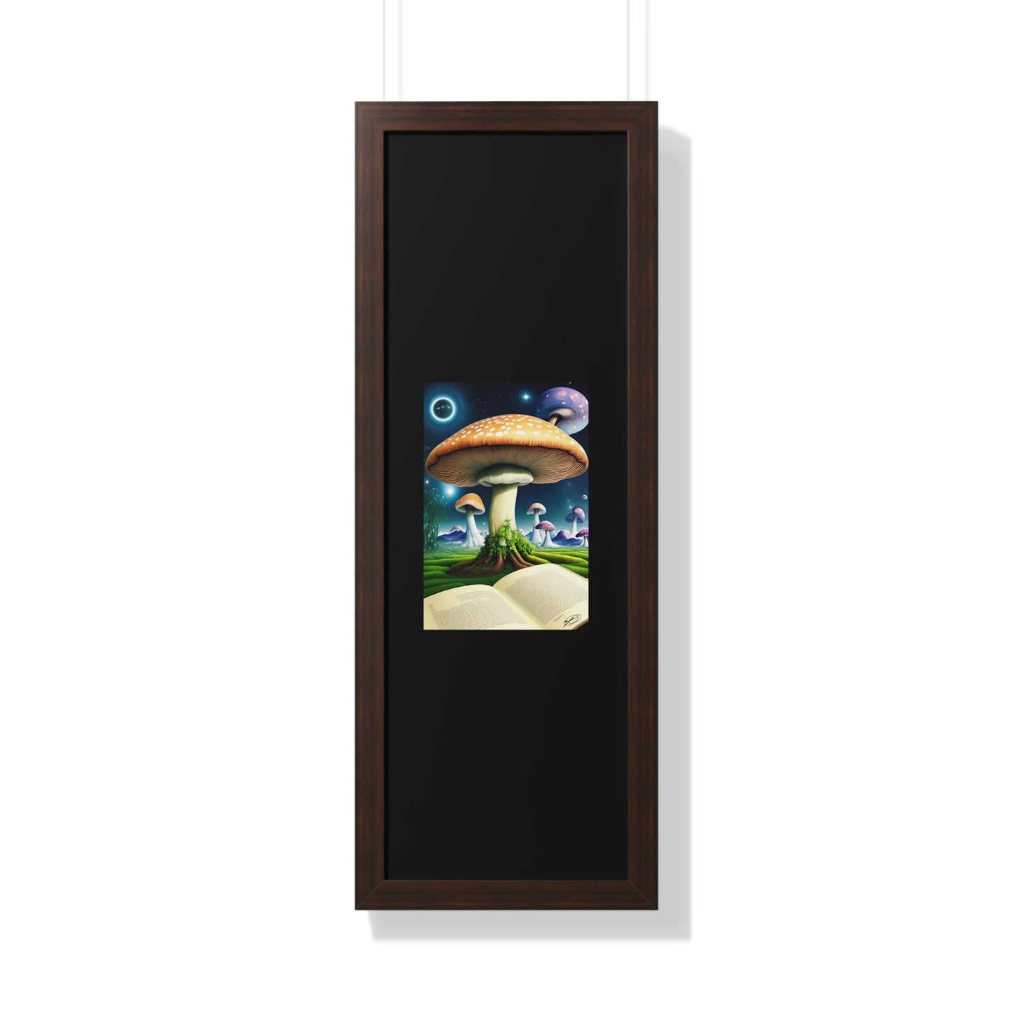 MUSHROOM EDUCATION-Framed Vertical Poster