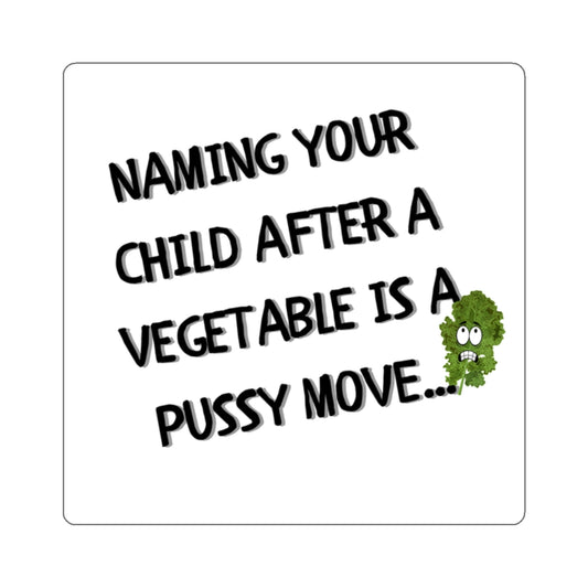 KALE/NAMING-Die-Cut Stickers