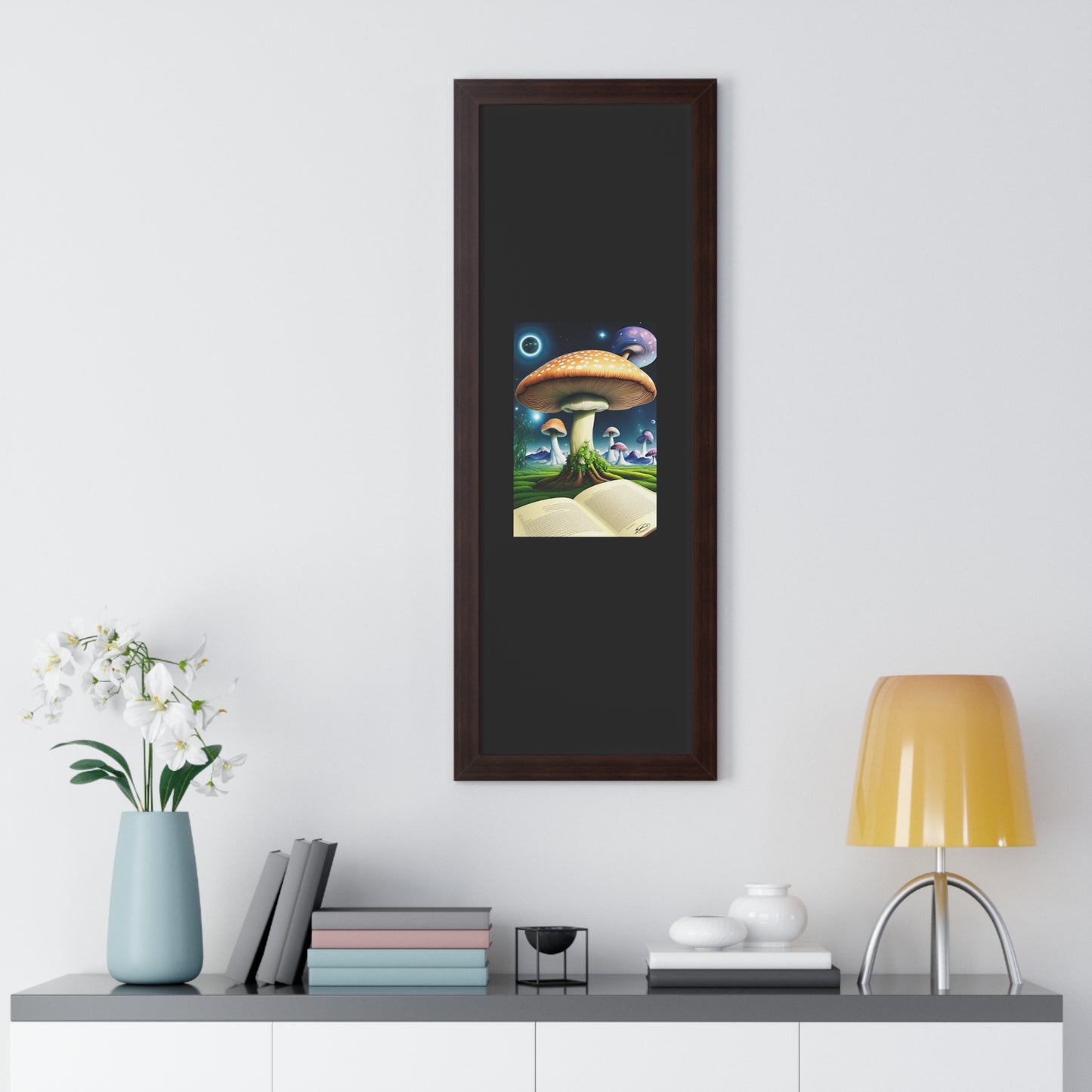 MUSHROOM EDUCATION-Framed Vertical Poster