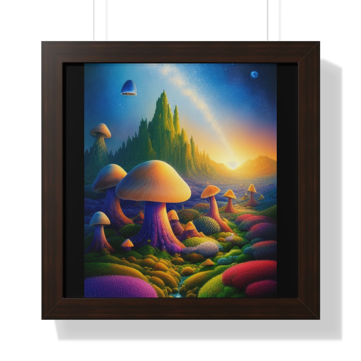 JAMES ATCHISON IN MUSHROOM LAND-Framed Vertical Poster