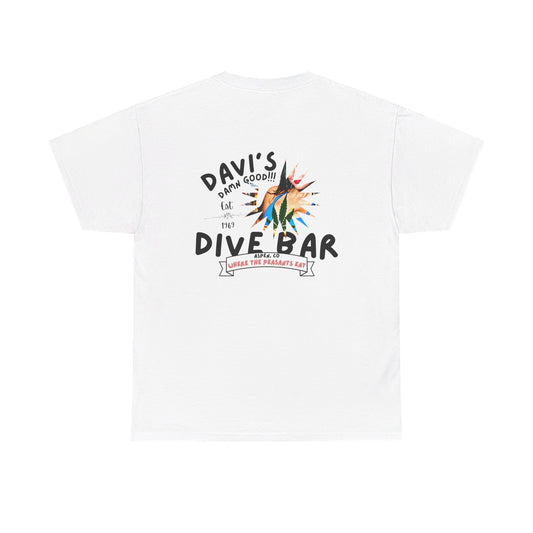 DAVE'S DIVE BAR ASPEN CO-Unisex Heavy Cotton Tee