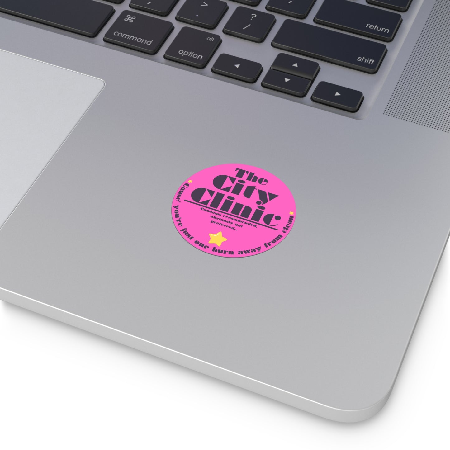 THE CITY CLINIC-Round Vinyl Stickers