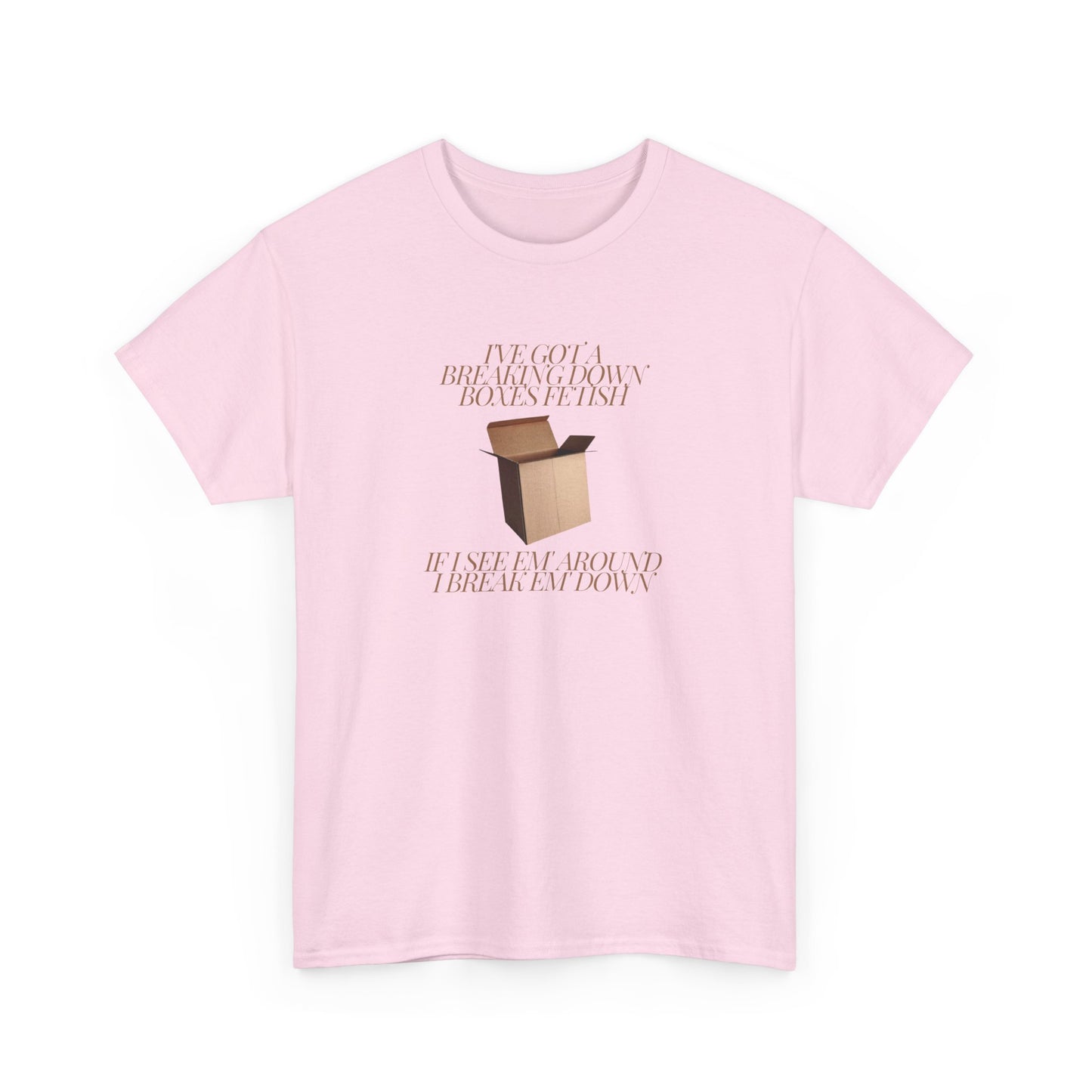 BREAKING DOWN BOXES FETISH-Unisex Heavy Cotton Tee