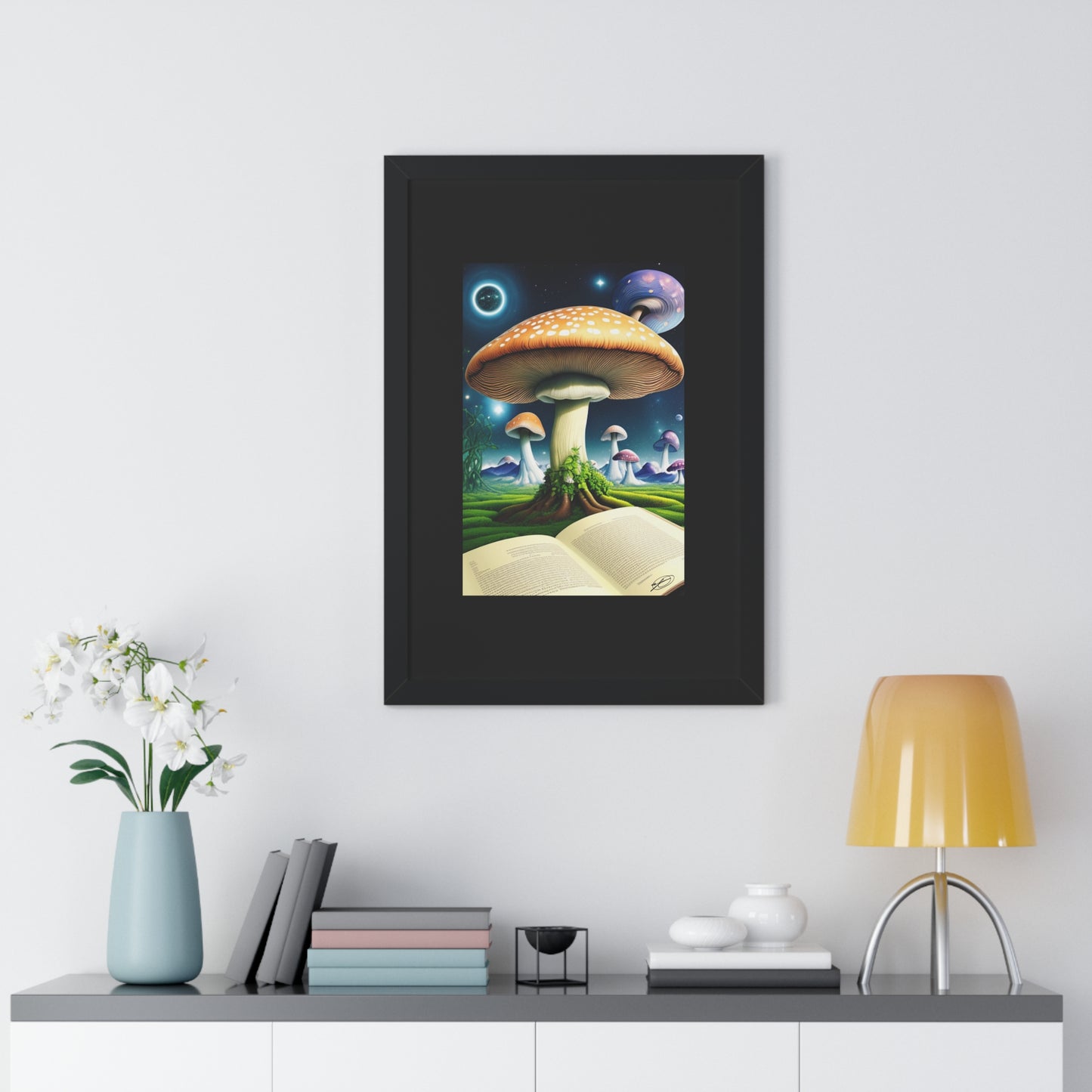 MUSHROOM EDUCATION-Framed Vertical Poster