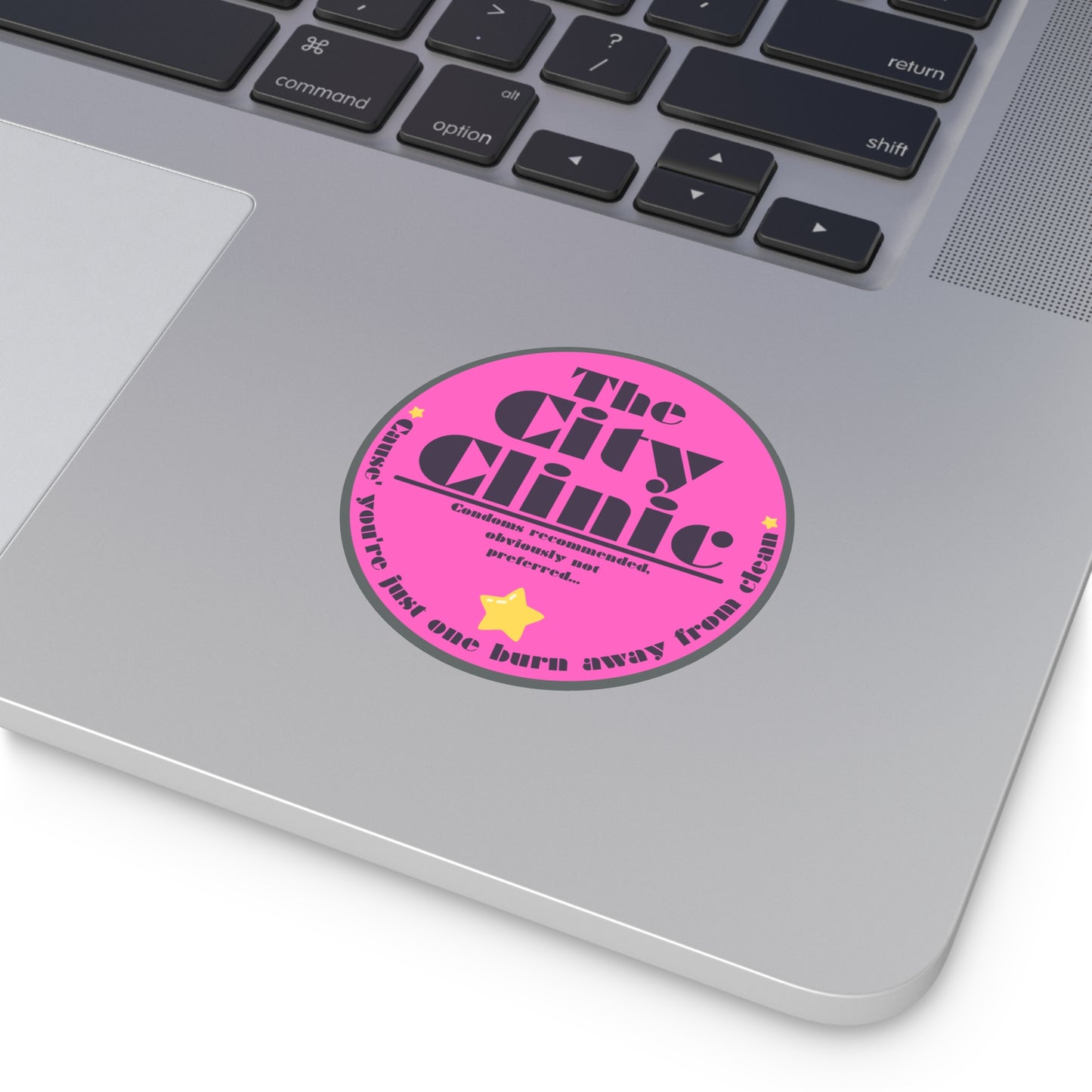 THE CITY CLINIC-Round Vinyl Stickers