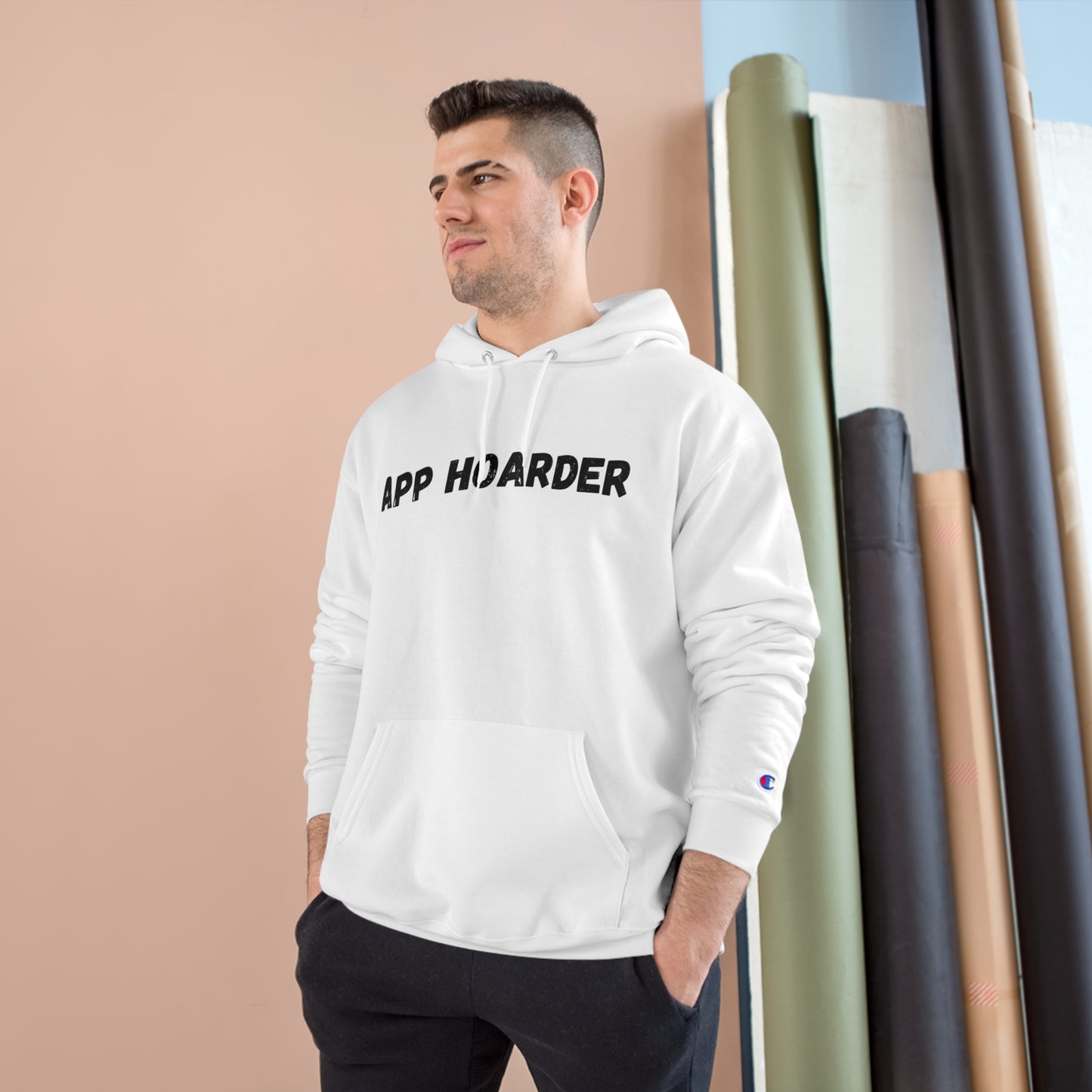 APP HOARDER-Champion Hoodie