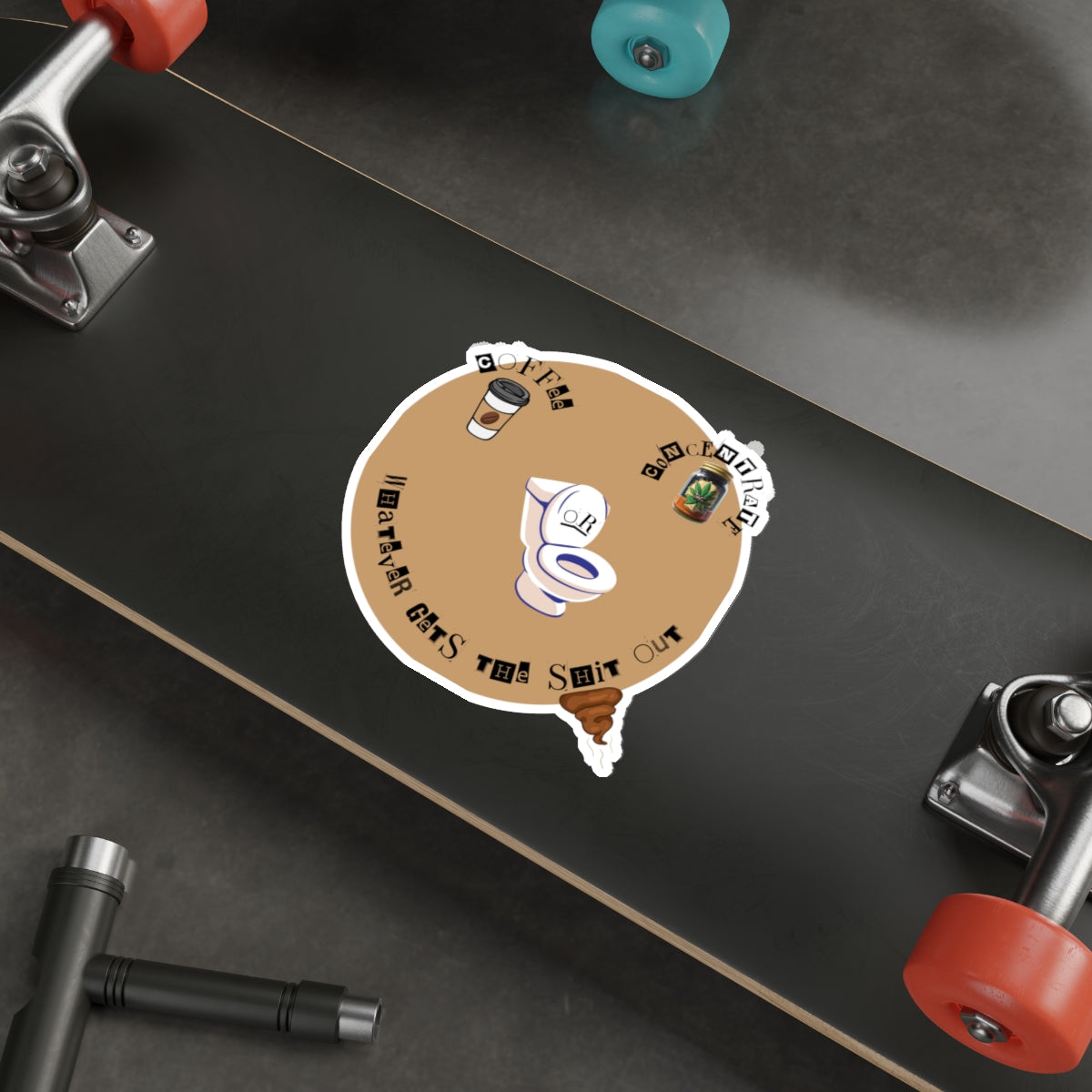 COFFE OR CONCENTRATE-Die-Cut Stickers