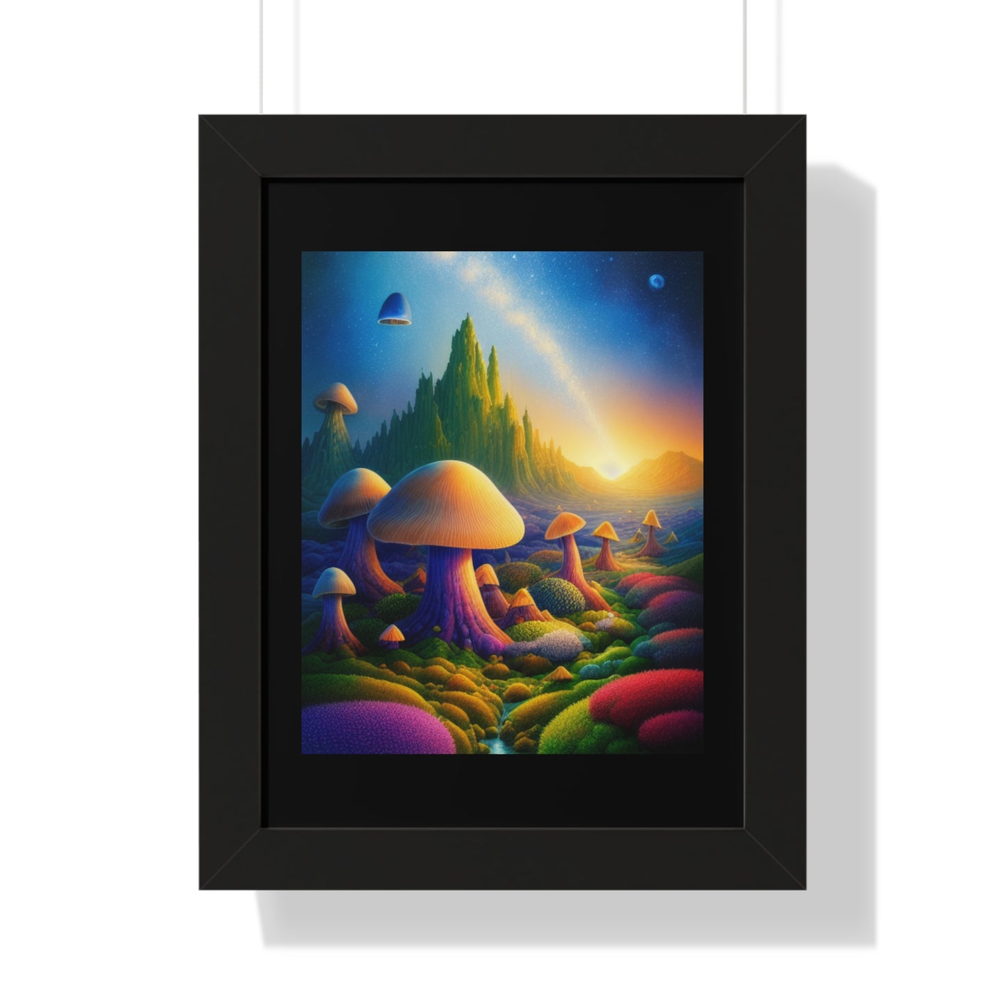 JAMES ATCHISON IN MUSHROOM LAND-Framed Vertical Poster