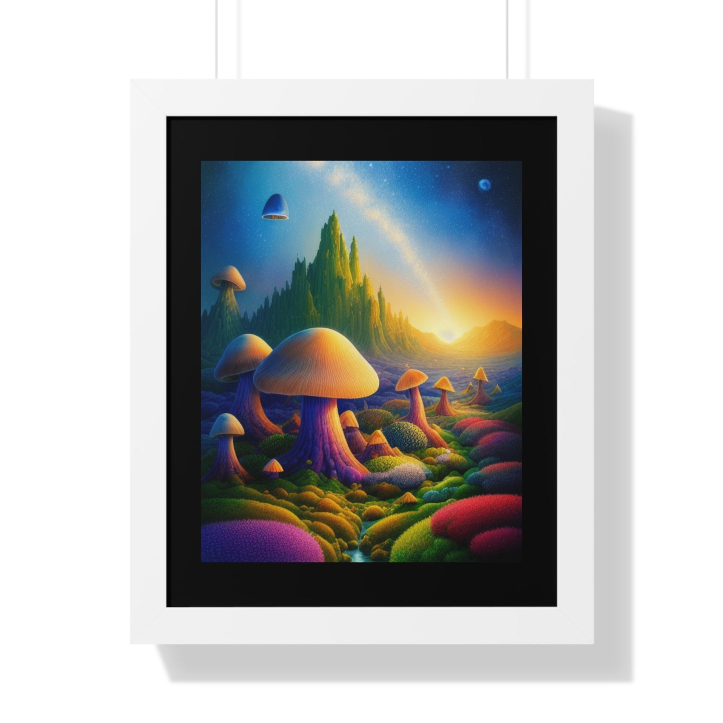 JAMES ATCHISON IN MUSHROOM LAND-Framed Vertical Poster