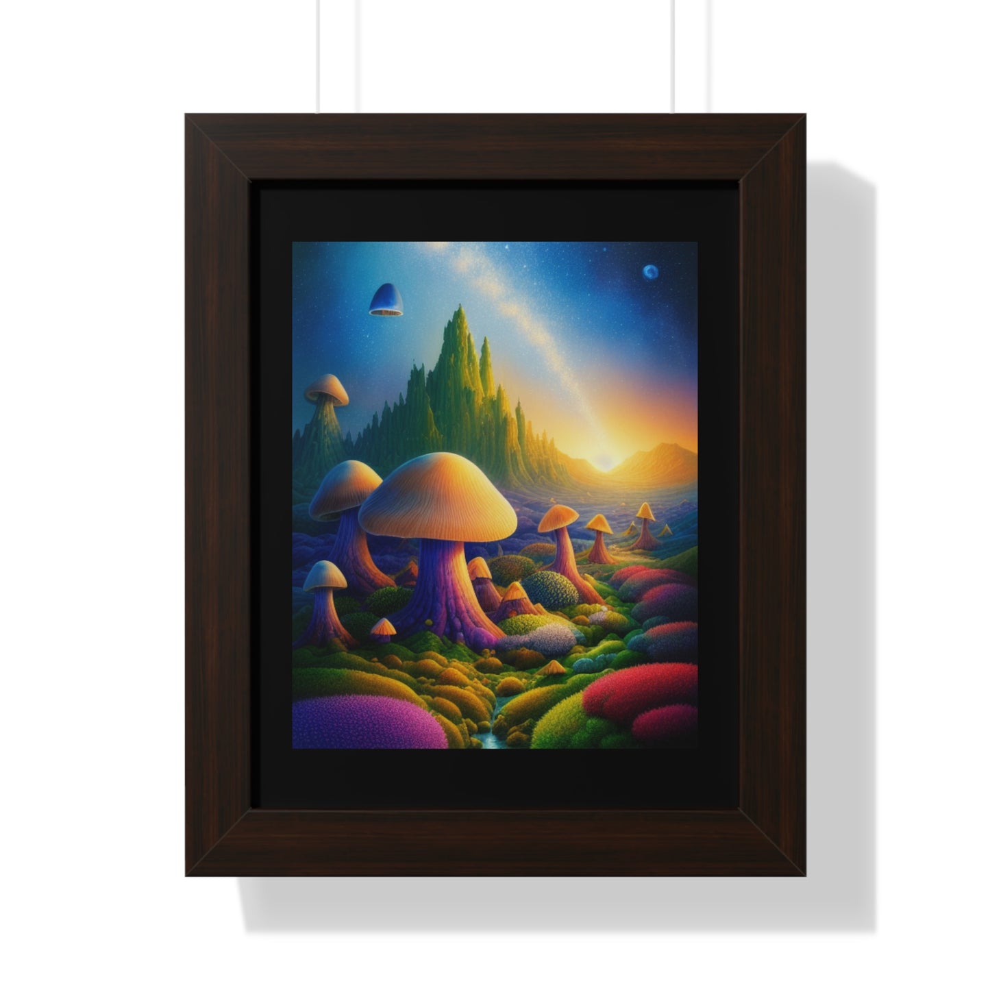 JAMES ATCHISON IN MUSHROOM LAND-Framed Vertical Poster