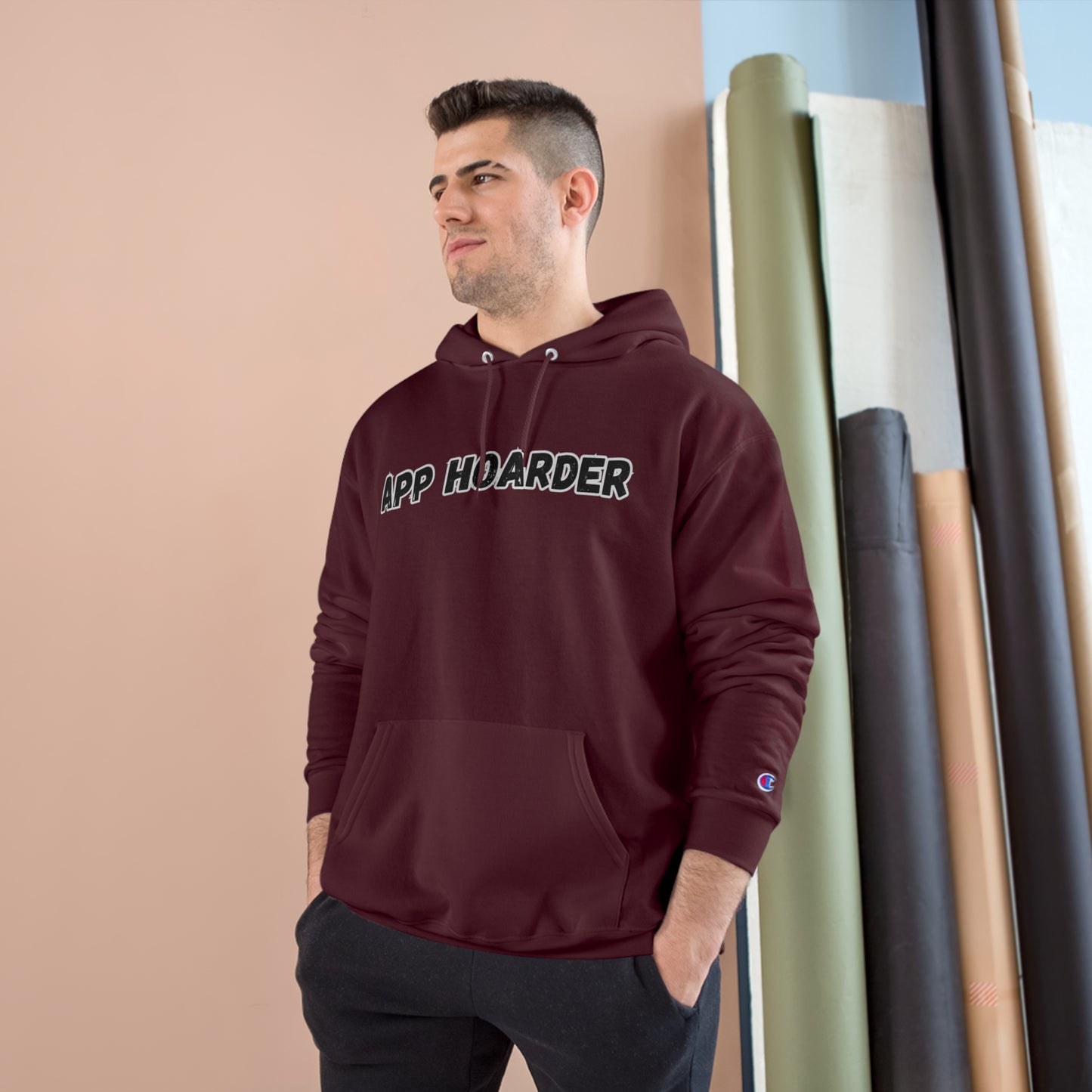 APP HOARDER-Champion Hoodie